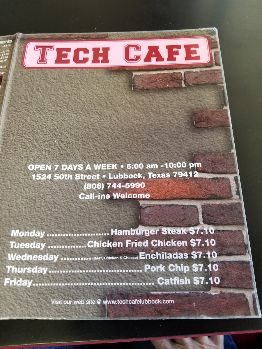 John's Tech Cafe Menu - Image 6